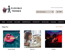 Tablet Screenshot of flexibletrends.com